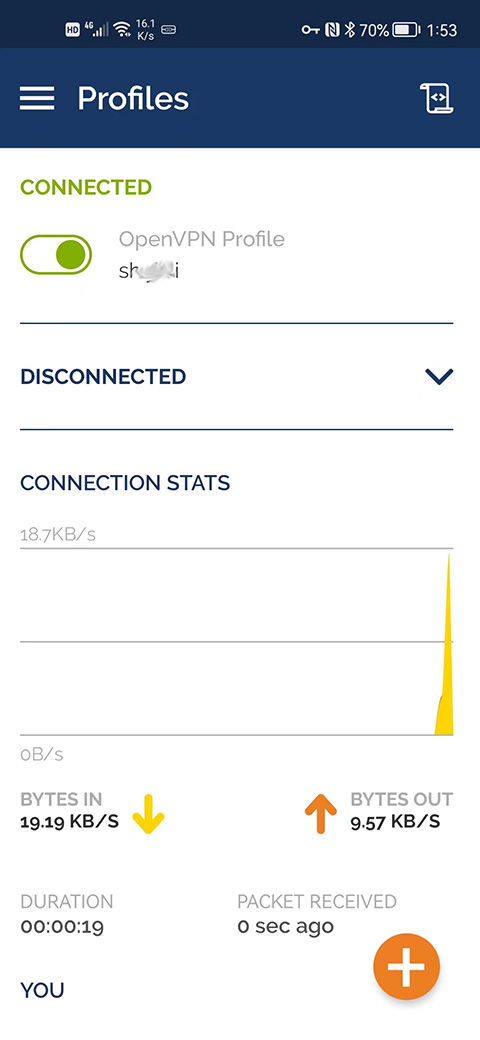 OpenVPN client on Android